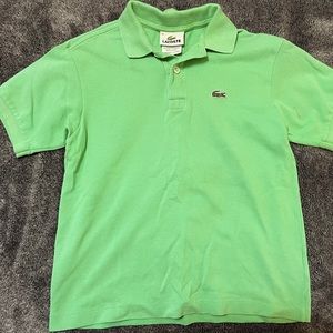Boys Lacoste polo size 10